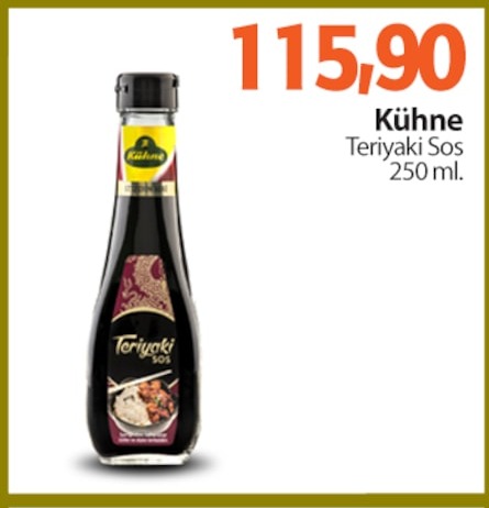 Kühne Teriyaki Sos 250 Ml