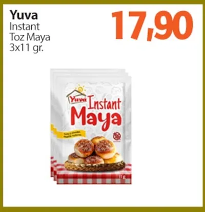 Yuva Instant Toz Maya 3X11 Gr.