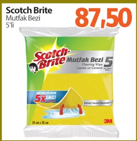 Scotch Brite Mutfak Bezi 5'Li