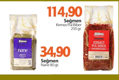 Seğmen Kırmızı Pul Biber 250 Gr.