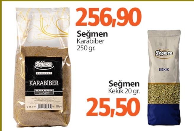 Seğmen Karabiber 250 Gr.