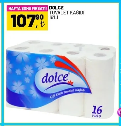 Dolce Tuvalet Kağidi 16'Li