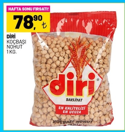 Diri Koçbaşı Nohut 1 Kg