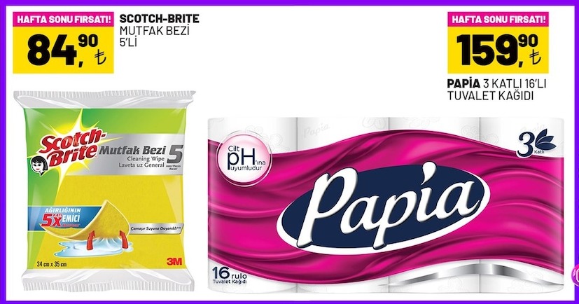 Scotch-Brite Mutfak Bezi 5'Li