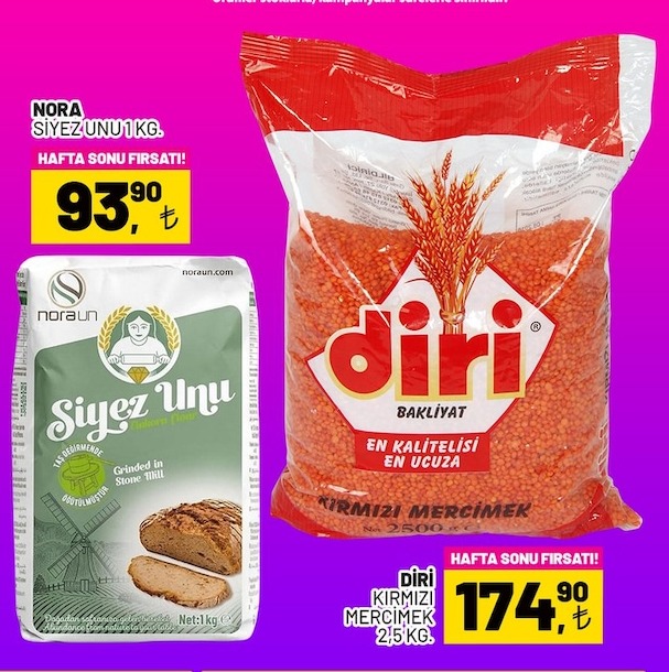 Nora Siyez Unu 1 Kg.