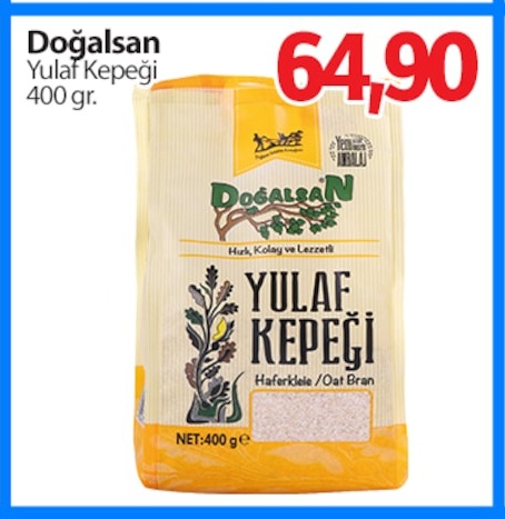 Doğalsan Yulaf Kepeği 400 Gr