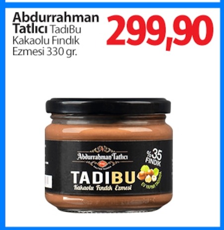Abdurrahman Tatlıcı Tadıbu Kakaolu Fındık Ezmesi 330 Gr
