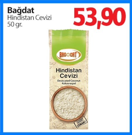 Bağdat Hindistan Cevizi 50 Gr.