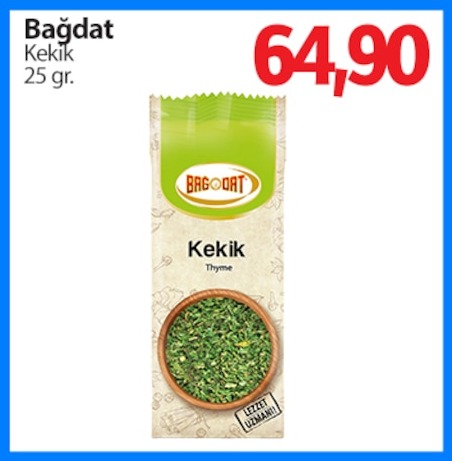 Bağdat Kekik 25 Gr.
