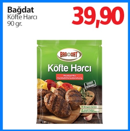 Bağdat Köfte Harcı 90 Gr.