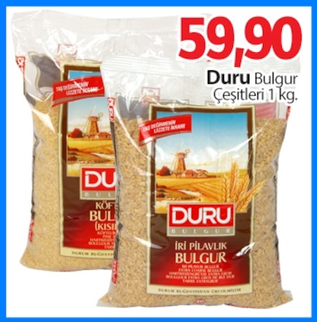 Duru Bulgur Çeşitleri 1 Kg.