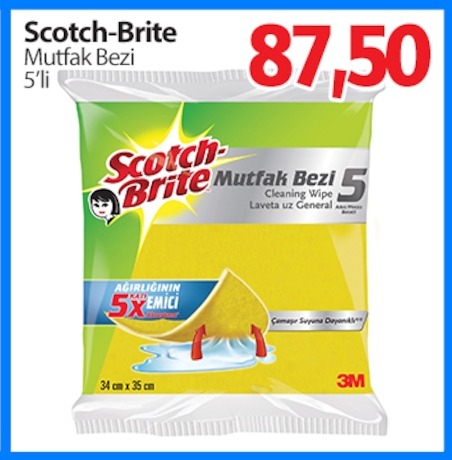 Scotch-Brite Mutfak Bezi 5'Li