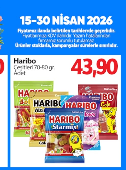 Haribo Çeşitleri 70-80 Gr