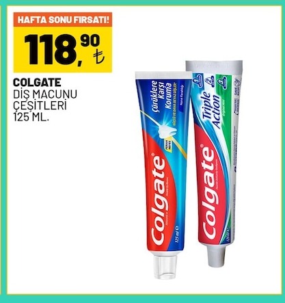 Colgate Diş Macunu Çeşitleri 125 Ml