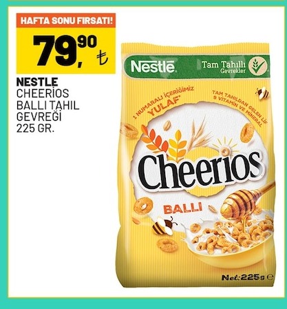 Nestle Cheerios Balli Tahil Gevreği 225 Gr