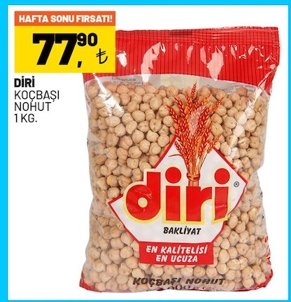 Diri Koçbaşı Nohut 1Kg
