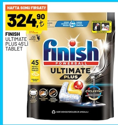 Finish Powerball Ultimate Plus 45'Li Tablet