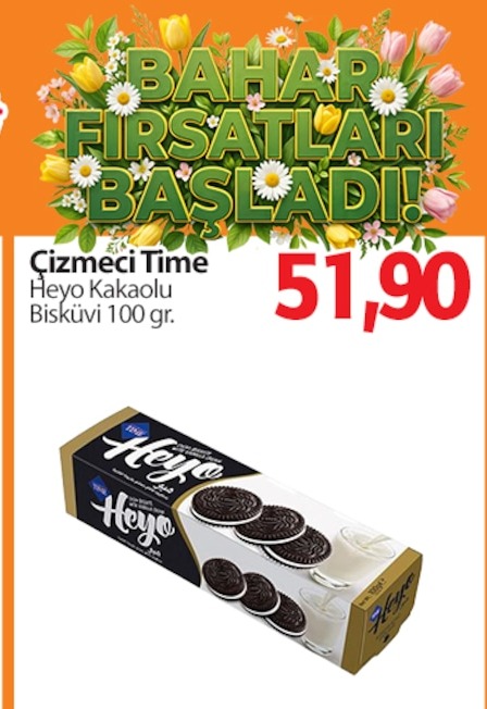 Çizmeci Time Heyo Kakaolu Bisküvi 100 Gr.