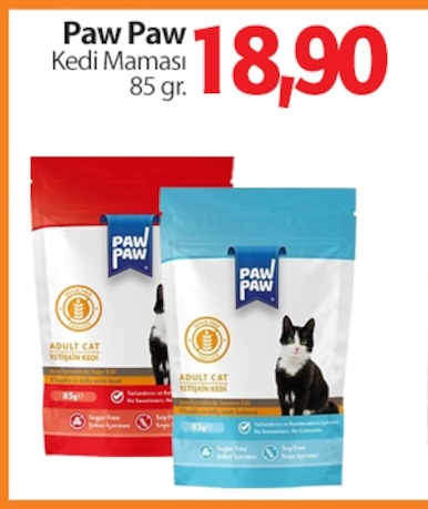 Paw Paw Kedi Maması 85 Gr.