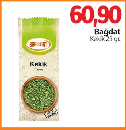 Bağdat Kekik 25 Gr