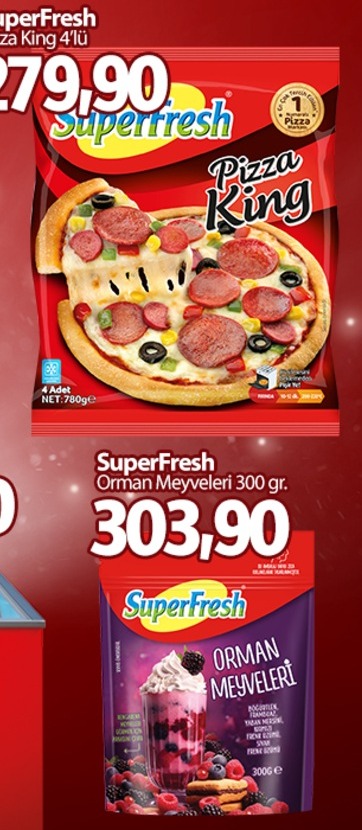 Superfresh Pizza King 4'Lü 780G