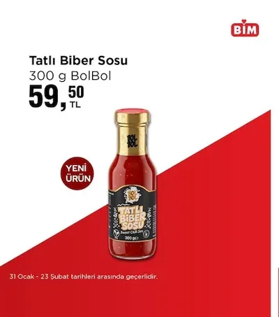 Tatlı Biber Sosu 300 G Bolbol