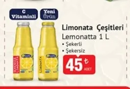 Limonata Çeşitleri Lemonatta 1 L