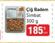 Çiğ Badem Simbat 300 G