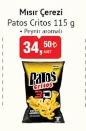 Mısır Çerezi Patos Critos 115 G