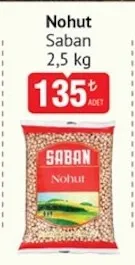 Saban Nohut 2,5 Kg