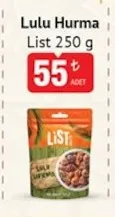 Lulu Hurma List 250 G