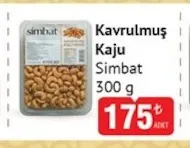 Kavrulmuş Kaju Simbat 300 G