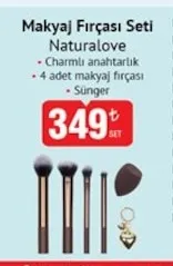 Naturalove Makyaj Fırçası Seti