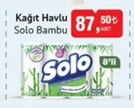 Solo Bambu Kağıt Havlu 8'Li