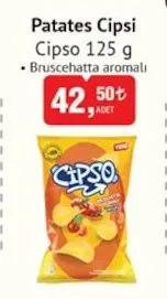Patates Cipsi Cipso 125 G