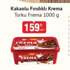 Kakaolu Fındıklı Krema Torku Frema 1000 G