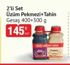 Gesaş 2'Li Set Üzüm Pekmezi+Tahin 400+300 G