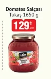Tukaş Domates Salçası 1650 G
