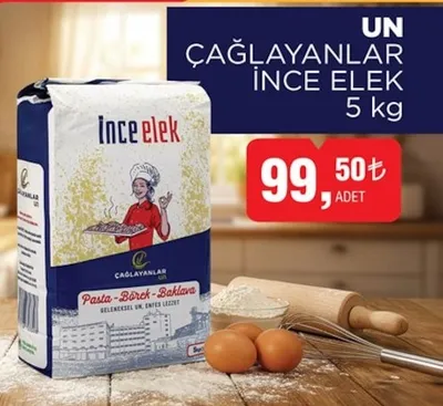 Çağlayanlar Un İnce Elek 5 Kg