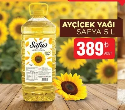 Safya Ayçiçek Yağı 5 L