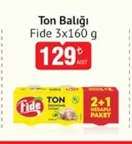 Fide Ton Balığı 3X160 G