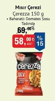 Mısır Çerezi Cerezza 150 G