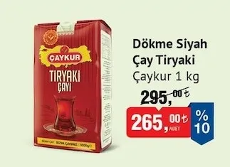 Dökme Siyah Çay Tiryaki Çaykur 1 Kg