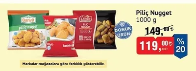 Banvit Piliç Nugget 1000 G