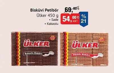 Bisküvi Petibör Ülker 450 G