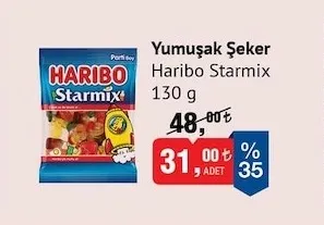 Yumuşak Şeker Haribo Starmix 130 G