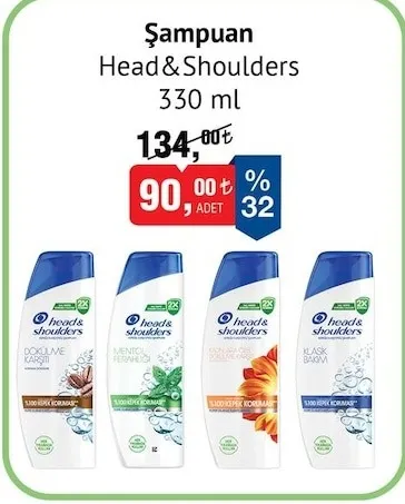 Head&Shoulders Şampuan 330 Ml