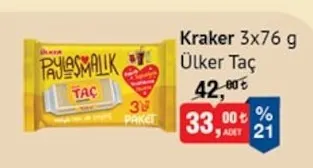 Kraker 3X76 G Ülker Taç