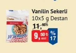 Vanilin Şekerli 10X5 G Destan