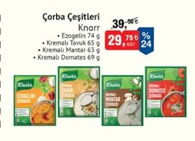 Knorr Çorba Çeşitleri
